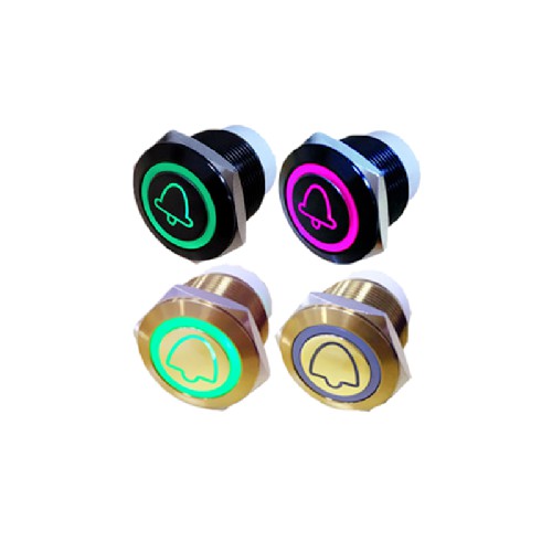 19mm金屬門鈴開關