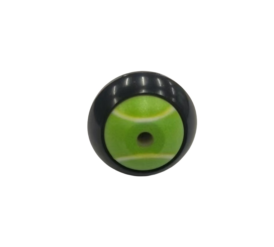 12mm球形手柄按鈕自複位小型電子遙控器專用綠色防水小型按鍵開關