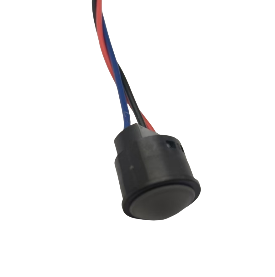 開孔16.7mm複位電控手柄帶線按鍵開關